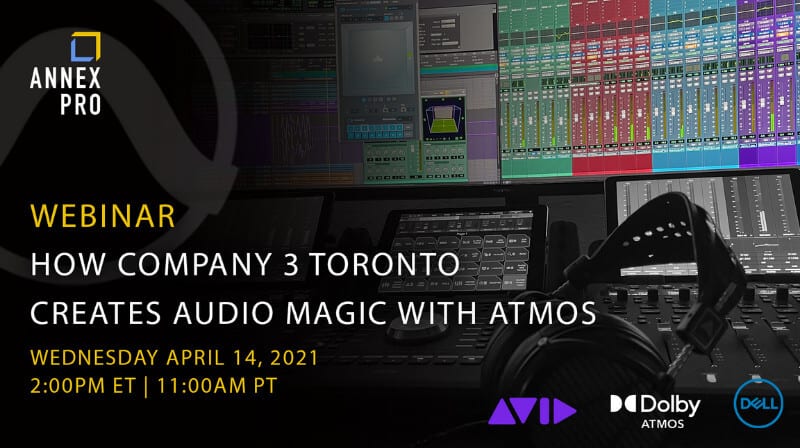 How Company 3 Toronto Create Audio Magic with Atmos