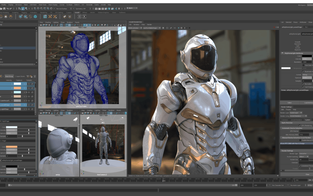 Autodesk Maya 2020 & Arnold 6 Now Shipping with RTX On