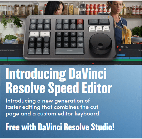 DaVinci Resolve Speed Editor from Blackmagic Design