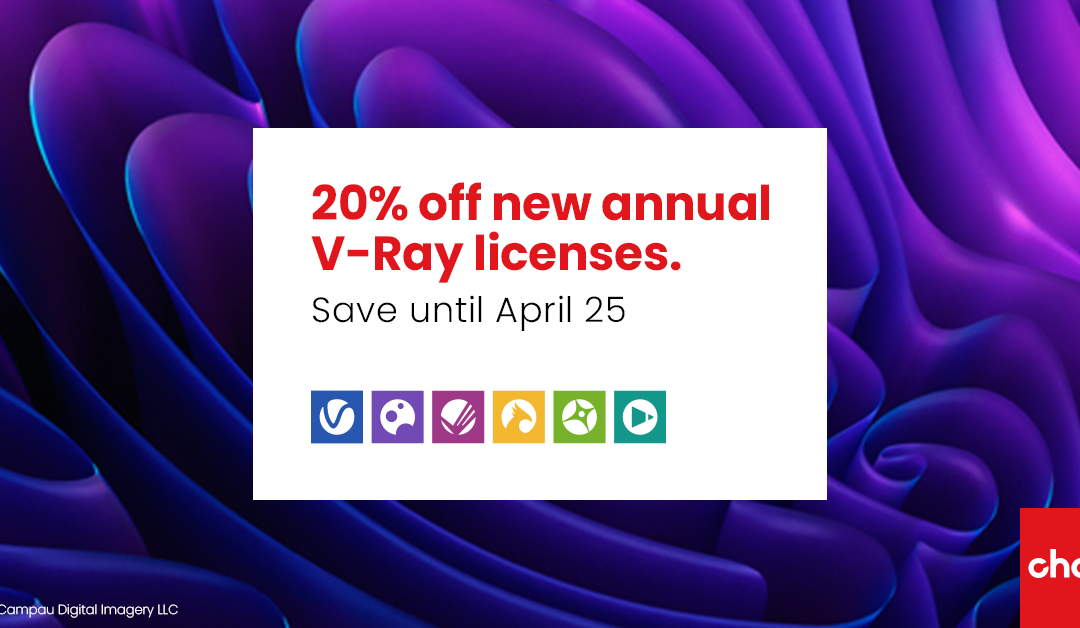 Chaos Unveils Limited – Time offers on V-ray Licenses!